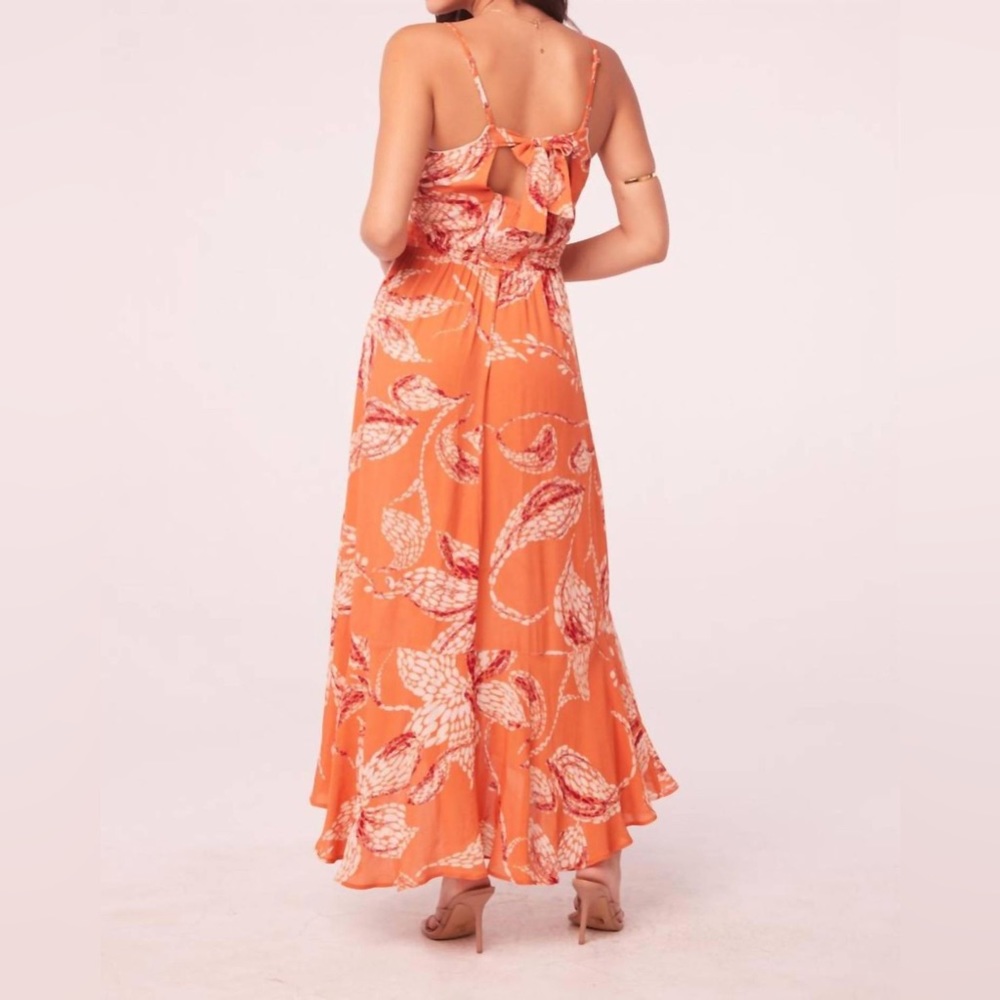 NWT Band of the Free Floral Wrap Dress Sz S Summer Boho Wedding Beach Party Date - Picture 3 of 14
